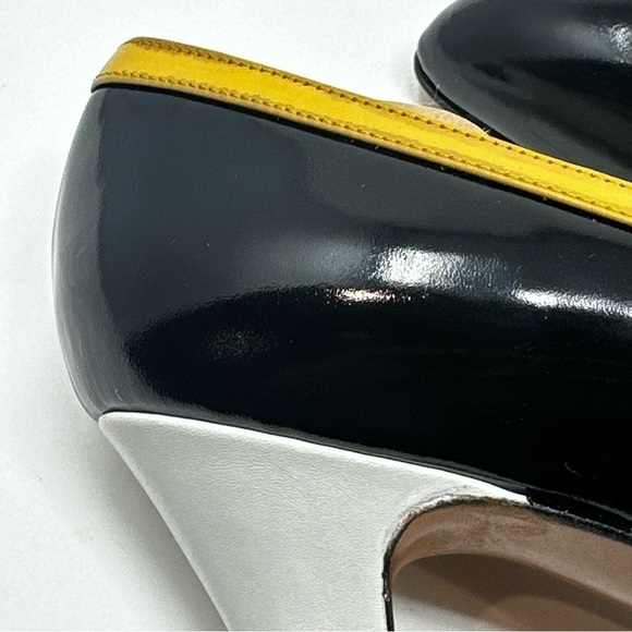 Vintage Amalfi Leather Heels Color Block  Heels Woman’s Size 8 1/2 B - Picture 7 of 7